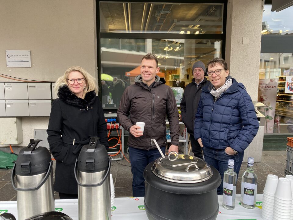 Das „Suppen- und Glühwein-Team“ freut sich auf die nächsten Gäste